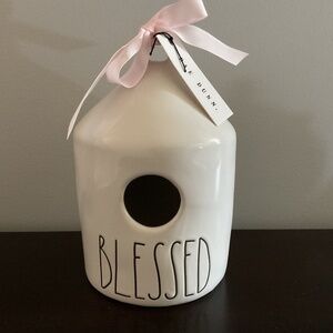 NWT Rae Dunn “Blessed” Birdhouse